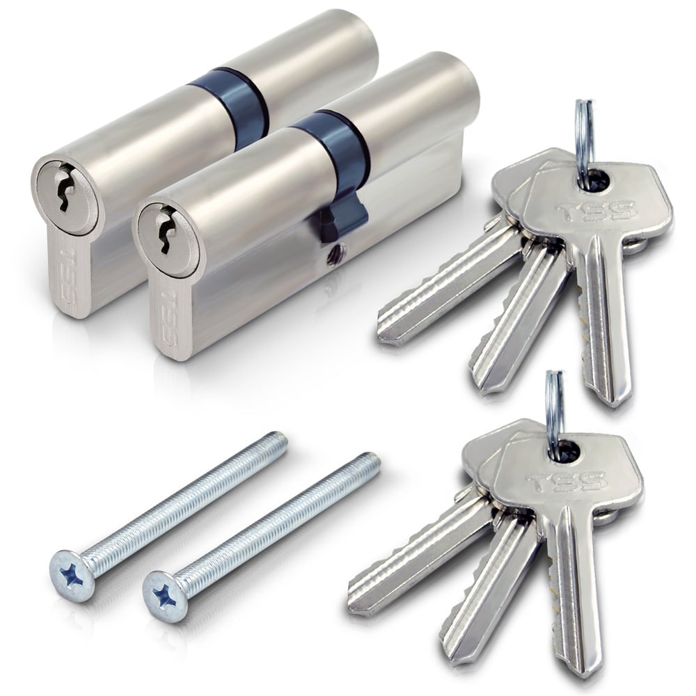 TSS Euro Double Cylinders - Keyed Alike Pairs