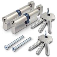 TSS Euro Key and Turn Cylinders - Keyed Alike Pairs