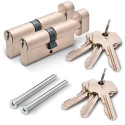 TSS Euro Key and Turn Cylinders - Keyed Alike Pairs