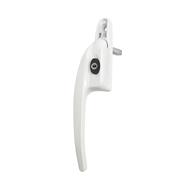 Low Height Window Espagnolette Handle White