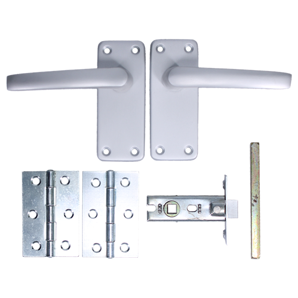 ASEC VITAL Contract Aluminium Handles, Hinges & Latch Pack SAA