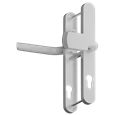 ASEC Evo Sprung Lever/Lever Multipoint Door Handles 92mm & 62mm PZ 245mm Backplate 212mm Fixings
