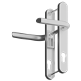 ASEC Evo Sprung Lever/Lever Multipoint Door Handles 92mm PZ 242mm Backplate 210mm Fixings