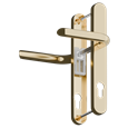 ASEC Evo Sprung Lever/Lever Multipoint Door Handles 92mm PZ 242mm Backplate 210mm Fixings