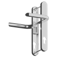 ASEC Evo Sprung Lever/Lever Multipoint Door Handles 92mm PZ 242mm Backplate 210mm Fixings