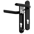 ASEC Evo Sprung Lever/Lever Multipoint Door Handles 92mm PZ 212mm Backplate 122mm Fixings
