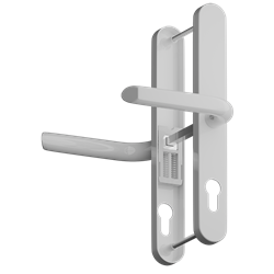 ASEC Evo Sprung Lever/Lever Multipoint Door Handles 70mm PZ 246mm Backplate 215mm Fixings