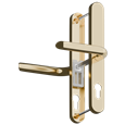 ASEC Evo Sprung Lever/Lever Multipoint Door Handles 68mm PZ 246mm Backplate 215mm Fixings