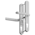 ASEC Evo Sprung Lever/Lever Multipoint Door Handles 68mm PZ 246mm Backplate 215mm Fixings