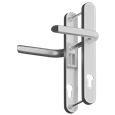 ASEC Evo Sprung Lever/Lever Multipoint Door Handles 92mm PZ 246mm Backplate 215mm Fixings