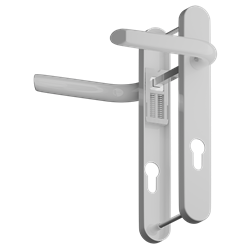 ASEC Evo Sprung Lever/Lever Multipoint Door Handles 92mm PZ 232mm Backplate 203mm Fixings