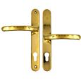 TSS Lever Offset Lever UPVC Multipoint Door Handles - 92/62mm PZ Sprung 212mm Screw Centres