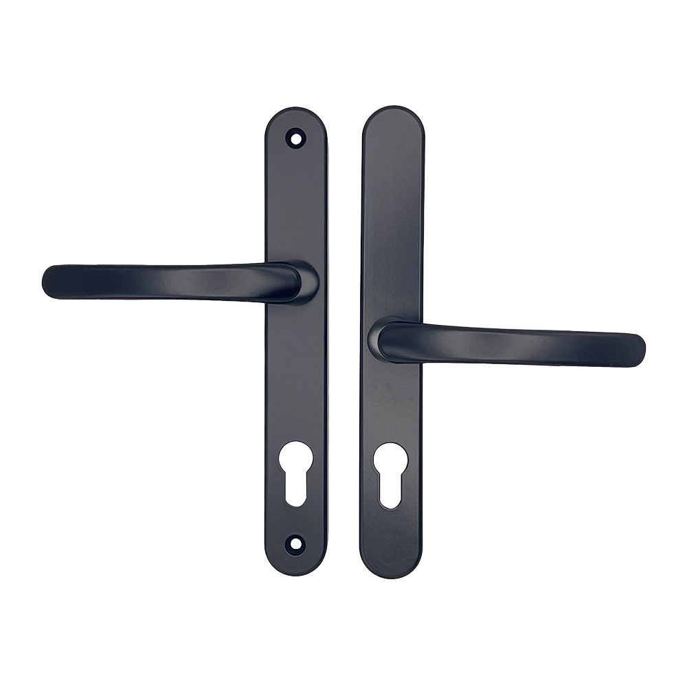 TSS Lever Offset Lever UPVC Multipoint Door Handles - 92/62mm PZ Sprung 212mm Screw Centres
