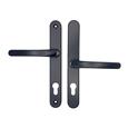 TSS Lever Offset Lever UPVC Multipoint Door Handles - 92/62mm PZ Sprung 212mm Screw Centres