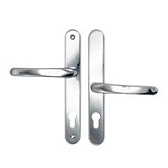TSS Lever Offset Lever UPVC Multipoint Door Handles - 92/62mm PZ Sprung 212mm Screw Centres