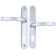 TSS Lever Offset Lever UPVC Multipoint Door Handles - 92/62mm PZ Sprung 212mm Screw Centres
