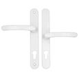 TSS Lever Offset Lever UPVC Multipoint Door Handles - 92/62mm PZ Sprung 212mm Screw Centres