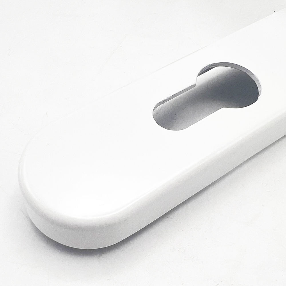 TSS Lever Offset Lever UPVC Multipoint Door Handles - 92/62mm PZ Sprung 212mm Screw Centres