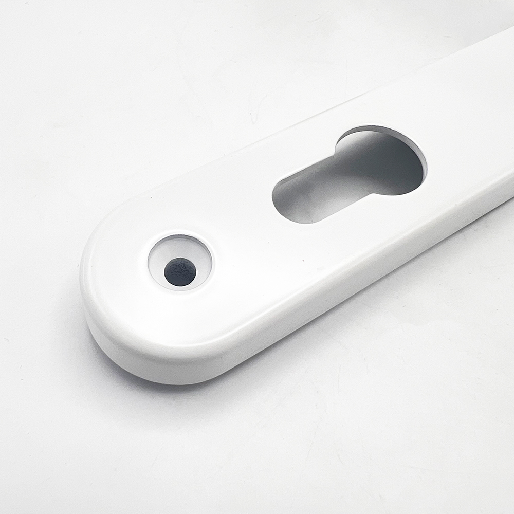 TSS Lever Offset Lever UPVC Multipoint Door Handles - 92/62mm PZ Sprung 212mm Screw Centres
