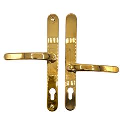 TSS Lever Offset Lever UPVC Multipoint Door Handles - 92/62mm PZ - Sprung - 240mm Screw Centres