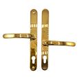 TSS Lever Offset Lever UPVC Multipoint Door Handles - 92/62mm PZ - Sprung - 240mm Screw Centres