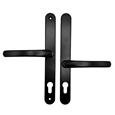 TSS Lever Offset Lever UPVC Multipoint Door Handles - 92/62mm PZ - Sprung - 240mm Screw Centres