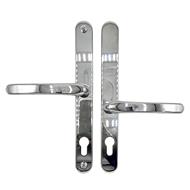 TSS Lever Offset Lever UPVC Multipoint Door Handles - 92/62mm PZ - Sprung - 240mm Screw Centres