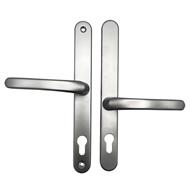 TSS Lever Offset Lever UPVC Multipoint Door Handles - 92/62mm PZ - Sprung - 240mm Screw Centres