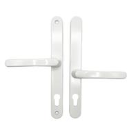 TSS Lever Offset Lever UPVC Multipoint Door Handles - 92/62mm PZ - Sprung - 240mm Screw Centres