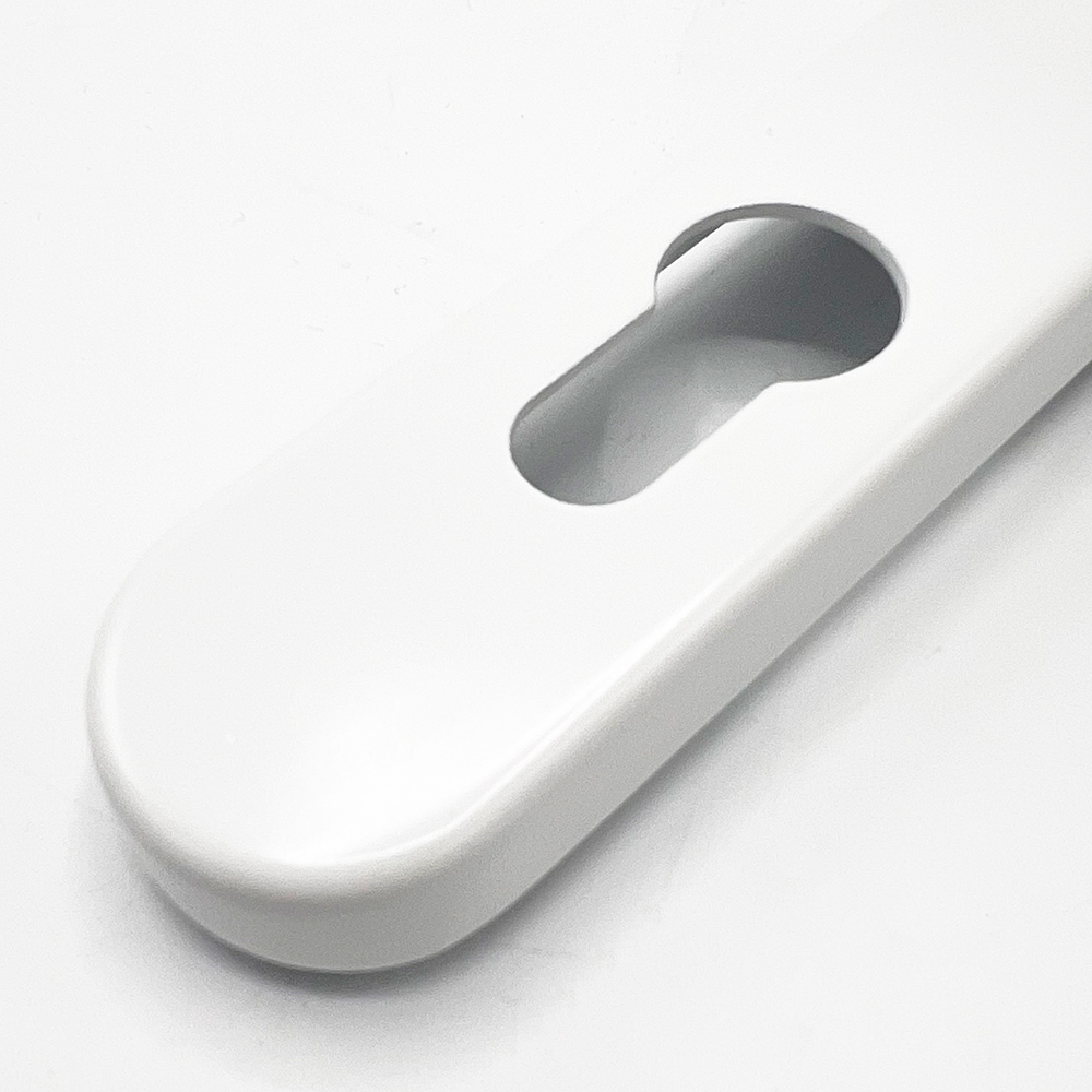 TSS Lever Offset Lever UPVC Multipoint Door Handles - 92/62mm PZ - Sprung - 240mm Screw Centres