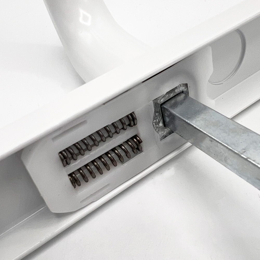 TSS Lever Offset Lever UPVC Multipoint Door Handles - 92/62mm PZ - Sprung - 240mm Screw Centres