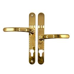 TSS Lever Offset Lever UPVC Multipoint Door Handles - 92/62mm PZ - 215mm Screw Centres