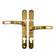 TSS Lever Offset Lever UPVC Multipoint Door Handles - 92/62mm PZ - 215mm Screw Centres