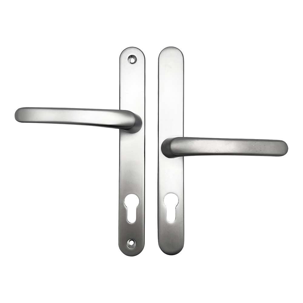 TSS Lever Offset Lever UPVC Multipoint Door Handles - 92/62mm PZ - 215mm Screw Centres