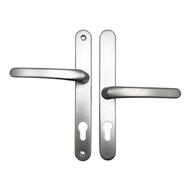 TSS Lever Offset Lever UPVC Multipoint Door Handles - 92/62mm PZ - 215mm Screw Centres