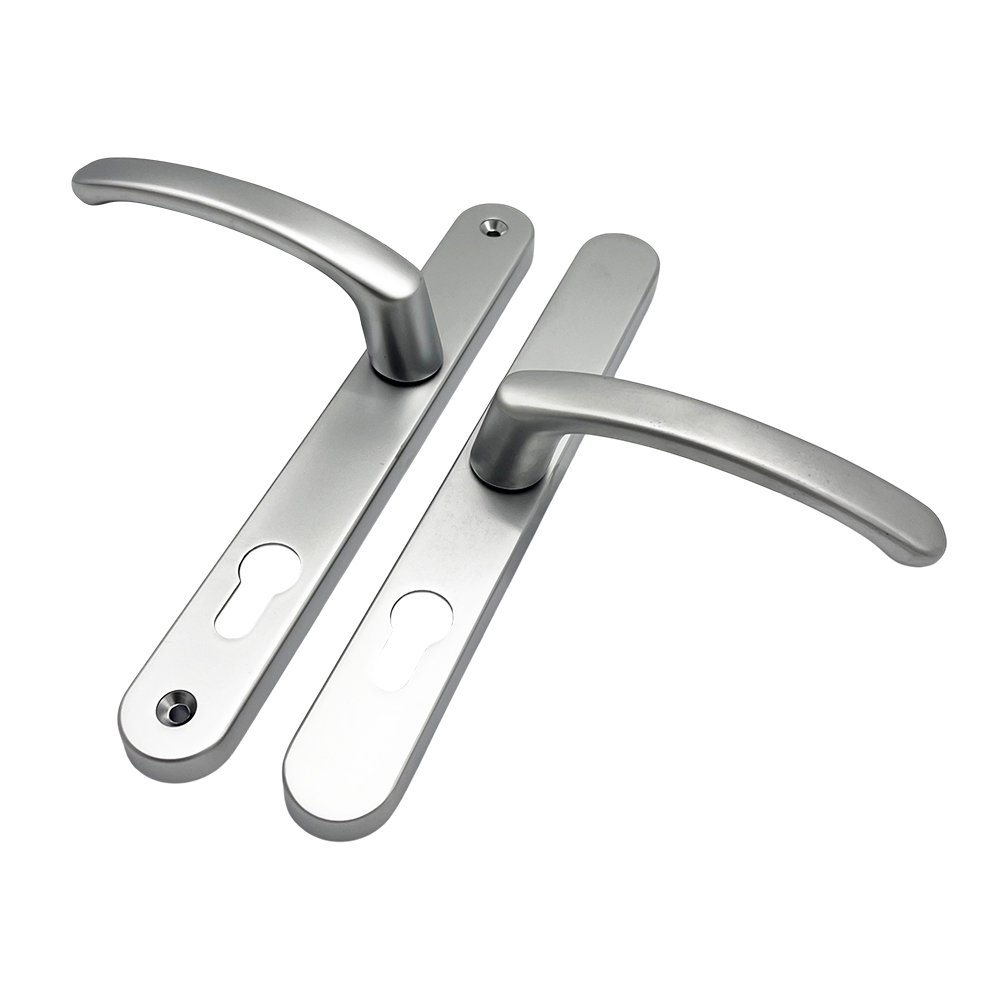 TSS Lever Offset Lever UPVC Multipoint Door Handles - 92/62mm PZ - 215mm Screw Centres