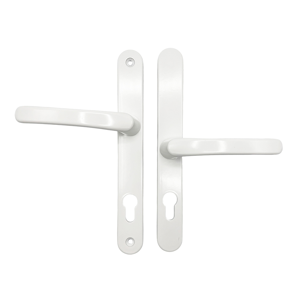 TSS Lever Offset Lever UPVC Multipoint Door Handles - 92/62mm PZ - 215mm Screw Centres