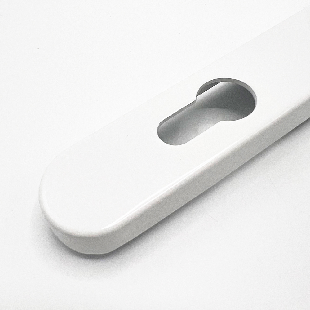 TSS Lever Offset Lever UPVC Multipoint Door Handles - 92/62mm PZ - 215mm Screw Centres