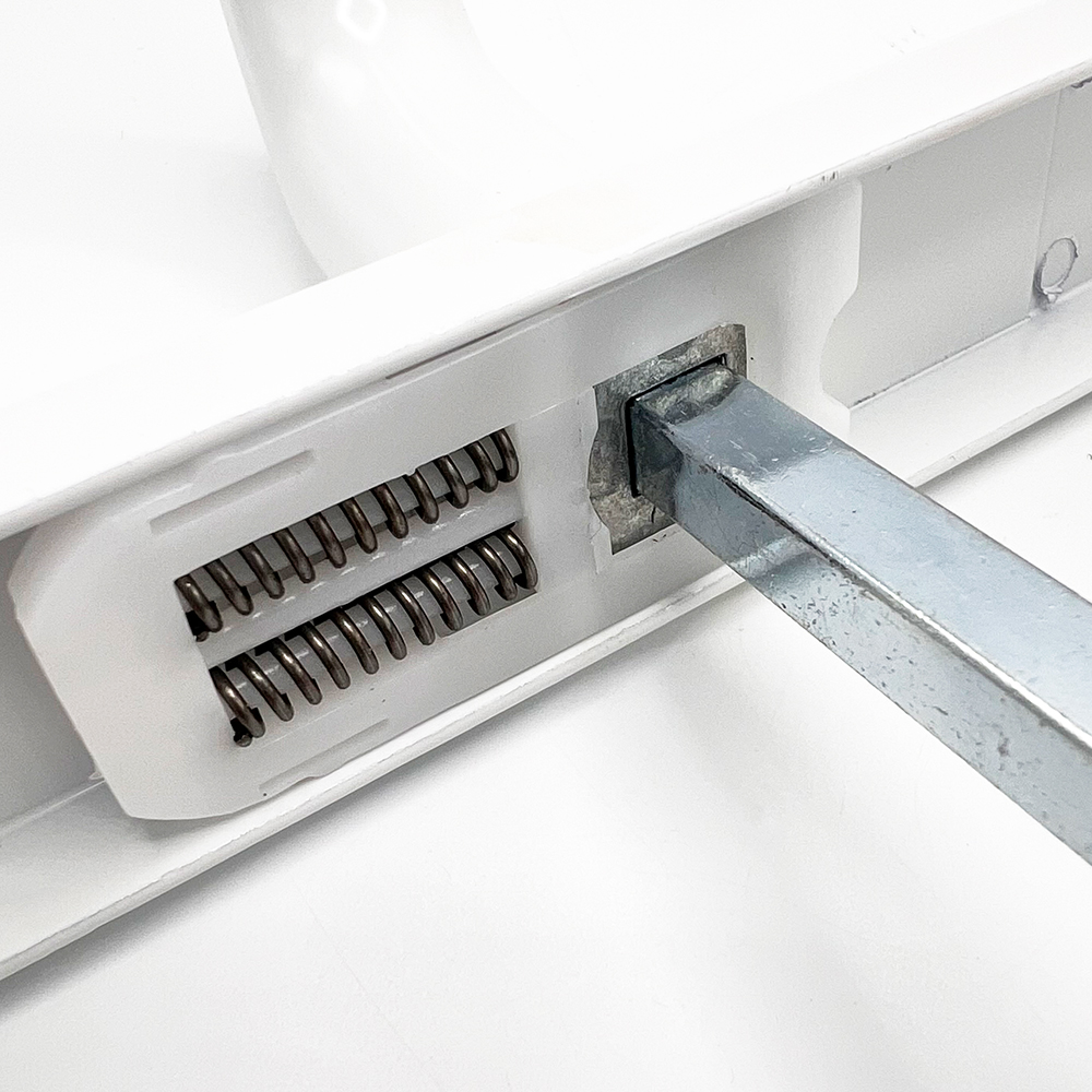 TSS Lever Offset Lever UPVC Multipoint Door Handles - 92/62mm PZ - 215mm Screw Centres