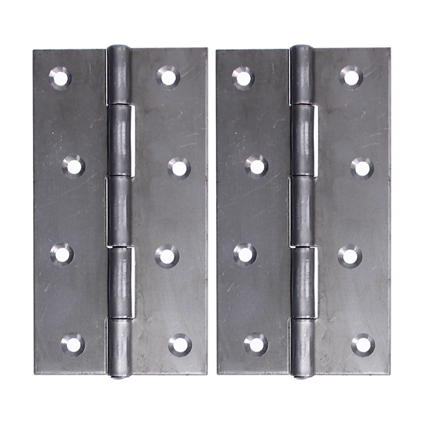 ASEC 5050 Narrow Butt Hinge Fixed Pin Self Colour (Pair)