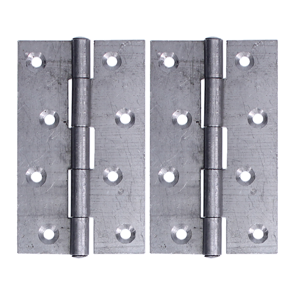 ASEC 5050 Narrow Butt Hinge Fixed Pin Self Colour (Pair)