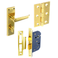 ASEC Victorian Staright Handle Bathroom Pack With Lock & Hinges