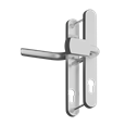 ASEC Evo Sprung Lever/Lever Multipoint Door Handles 92mm & 62mm PZ 245mm Backplate 212mm Fixings