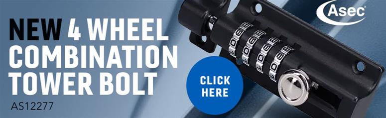 4 Wheel Combination Tower Bolt